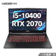 移动端：Hasee 神舟 战神 TX9-CU5DA 16.1英寸游戏本（i5-10400、8GB、512GB、RTX2070、144Hz）