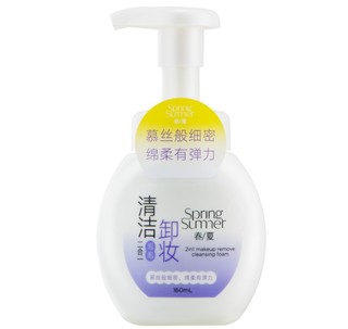 春夏（SPRING&SUMMER）卸妆洁面二合一泡泡 160ml