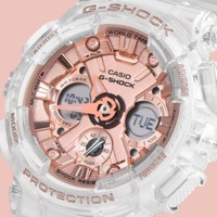 CASIO  卡西欧  G-SHOCK系列 透明表款  女士手表