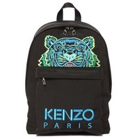 考拉海购黑卡会员：KENZO 高田贤三 The Tiger系列 男士老虎刺绣帆布双肩包 大号