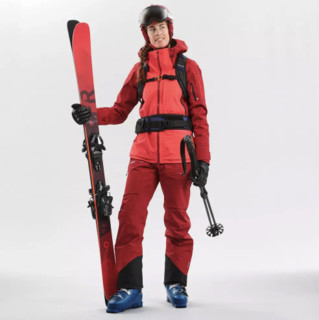 DECATHLON 迪卡侬 SFR 900 FREERIDE - BURGUNDY 女士滑雪裤 189811-8505981 酒紅色