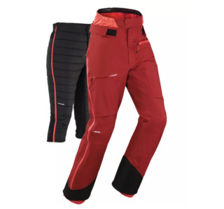 DECATHLON 迪卡侬 SFR 900 FREERIDE - BURGUNDY 女士滑雪裤 189811-8505981 酒紅色