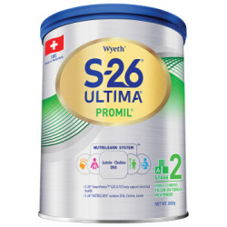 Wyeth 惠氏 S-26铂臻健儿乐婴幼儿奶粉 2段(6-12月) 800g/罐
