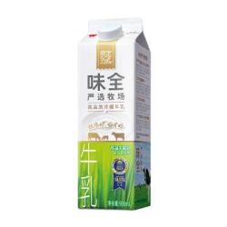 味全 严选牧场 冷藏鲜牛奶 900ml *14件
