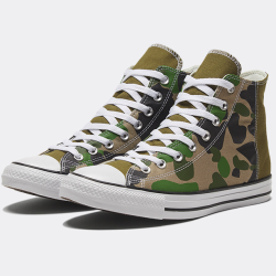 CONVERSE 匡威 All Star 168907F 经典印花帆布鞋高帮潮鞋