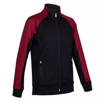 DECATHLON 迪卡侬 S900系列 男童体能保暖夹克 305059 黑色/酒红色 120cm