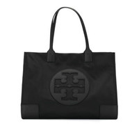 汤丽柏琦（TORY BURCH）20秋冬女士logo浮雕托特包 黑色