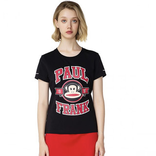 商品paulfrank大嘴猴女士印花圆领休闲运动短袖t恤pfhte202313wc01