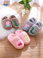 小猪佩奇儿童棉拖鞋女童秋冬季1-2岁3婴幼儿家居室内防滑宝宝棉鞋