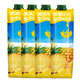 地中海塞浦路斯进口 果满乐乐（gomolo）100%菠萝汁 大瓶装纯果汁饮料 1升*4瓶 *6件