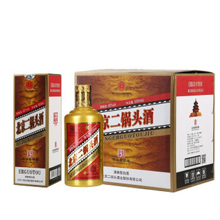 永丰牌   北京二锅头   42度小金瓶 500ml   整箱*6瓶