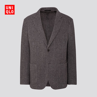 优衣库 男装 羊毛混纺茄克 420000 UNIQLO