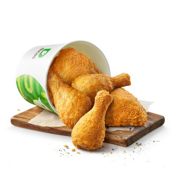 德克士一桶都是腿脆皮炸鸡5单次兑换券