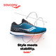 历史低价：saucony 索康尼 Saucony Guide 13 稳定支持跑鞋+运动短袖