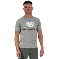 银联返现购：New Balance Essentials Stacked Logo 男士T恤