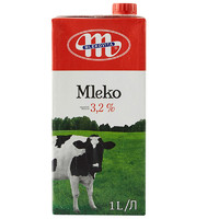 临期品：MLEKOVITA 妙可 全脂牛奶 1L*12盒