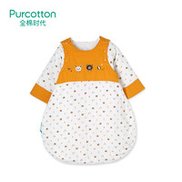 Purcotton 全棉时代  婴儿纯棉侧开长袍睡袋 70x55cm