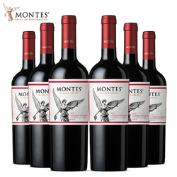 MONTES 蒙特斯 经典系列 赤霞珠 红葡萄酒 750ml*6 整箱装