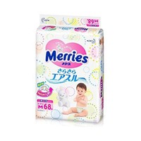 值友专享：Merries 妙而舒 婴儿纸尿裤 M68片 *4件