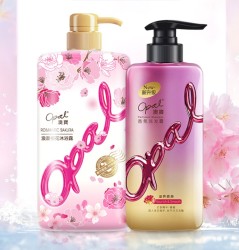 opal 澳宝 洗发水沐浴露套装(樱花沐浴露600ml 顺滑洗发水480g)