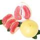 臻选琯溪蜜柚 红心柚子 2粒装 单果1.8-2.5斤  新生鲜水果 *3件