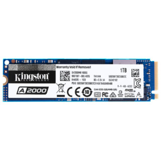 Kingston 金士顿 A2000系列态硬盘SSD A2000无散热片版 1T