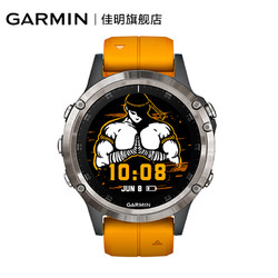 GARMIN 佳明 fenix5Plus飞耐时5Plus音乐NFC支付GPS户外运动功能手表