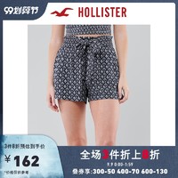 Hollister2020年春季新品加高高腰纸袋裤式梭织短裤 女 304874-1 *3件