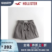Hollister2020年春季新款加高高腰亚麻混纺短裤 女 305792-1 *3件