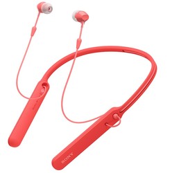 SONY 索尼 WI-C400 入耳式颈挂式蓝牙耳机 红色
