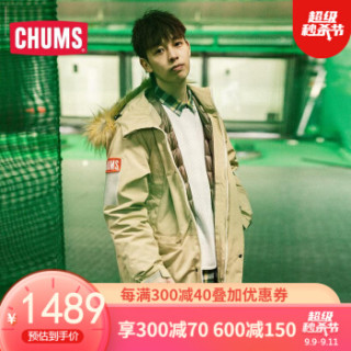 【99秒杀日0-2点限时4折】CHUMS/洽洽鸟 日系潮流户外 秋冬男款保暖服  CH04-1176