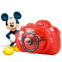 Disney 迪士尼 8687 照相泡泡机儿童玩具 米奇款泡泡机 红色