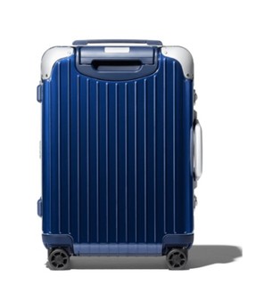 RIMOWA HYBRID系列聚碳酸酯镁铝合金万向轮TSA海关锁拉杆箱88352604 亮蓝20英寸