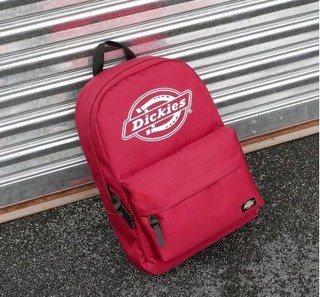 Dickies 帝客 中性双肩竖款拉链双肩包D17-H013 红色