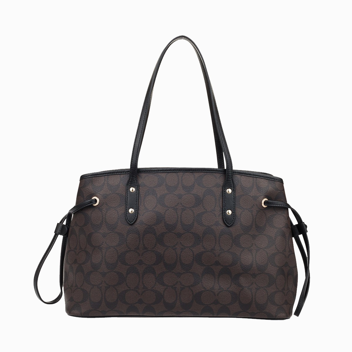 coach蔻驰女士经典老花手提单肩包