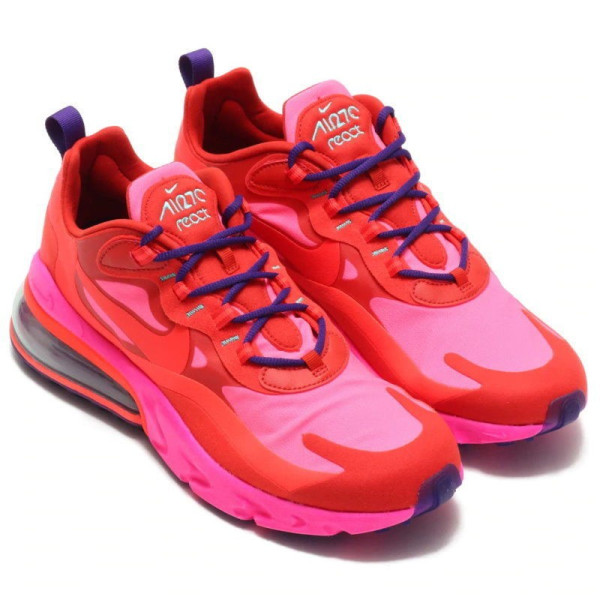 商品nike耐克airmax270react男士跑鞋ao4971600粉色红色