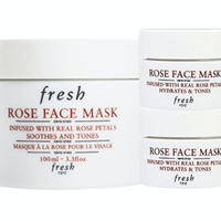 fresh 馥蕾诗 玫瑰润泽保湿系列玫瑰润泽保湿舒缓面膜礼盒 玫瑰舒缓面膜100ml+玫瑰面膜15ml*2