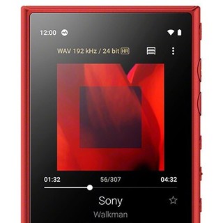 SONY 索尼 NW-A105 无线Hi-Res 安卓9.0 播放器 MP3 红色