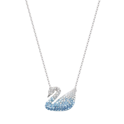 SWAROVSKI 施华洛世奇 5512094 渐变蓝天鹅项链 小号