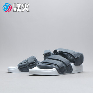 adidas 阿迪达斯 adilette系列 Adilette Sandal 2.0 女士拖鞋 BB5096 青灰 37