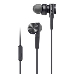 SONY 索尼 MDR-XB75AP 入耳式有线耳机 黑色 3.5mm