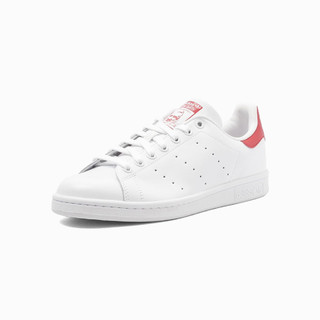 adidas 阿迪达斯 Stan Smith 中性休闲运动鞋 M20326 亮白/学院红 42