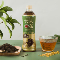 LIN-LONG TEA HOUSE 麟珑茶室 普洱桂花茶无糖茶大人茶0糖0脂0能量茶饮料500ml*15瓶