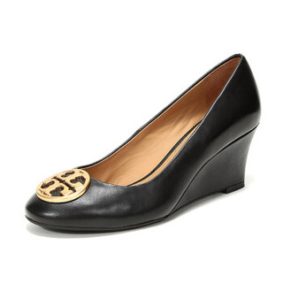 托里·伯奇 TORY BURCH 奢侈品 TB女鞋 皮革高跟鞋黑色 45899 006 8.5/38.5码