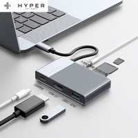 京东PLUS会员：Hyper HD-G206 六合一多功能拓展坞（Type-C/HDMI2.0/USB3.0/SD/TF/3.5mm）