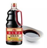 海天金标生抽1280ml*2+上等蚝油调味品520g*2酱油美味组合装 *2件 +凑单品