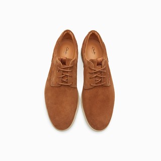 Clarks 其乐 Vennor Walk系列男士皮革系带低帮平跟休闲鞋261317497