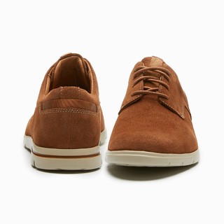 Clarks 其乐 Vennor Walk系列男士皮革系带低帮平跟休闲鞋261317497