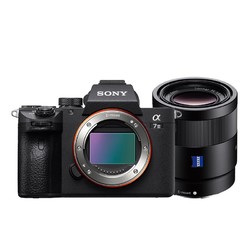 SONY 索尼 Alpha 7 III 全画幅 微单相机 黑色 FE 55mm F1.8 ZA 定焦镜头 单头套机