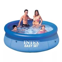 INTEX 28110碟形水池 充气圆形大家庭儿童玩具戏水游泳池244*76cm